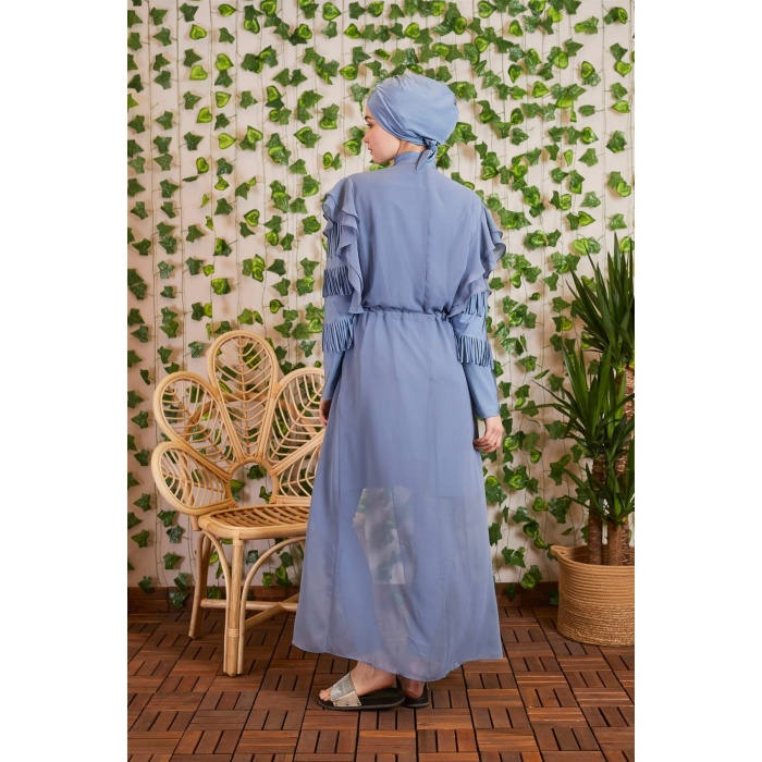 YENİ MOODBASİC KADIN VOLANLI ŞİFON PAREO SW35.33