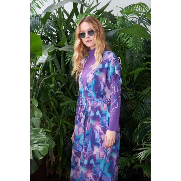 YENİ MOODBASİC KADIN DESENLİ ŞİFON PAREO SW35.39