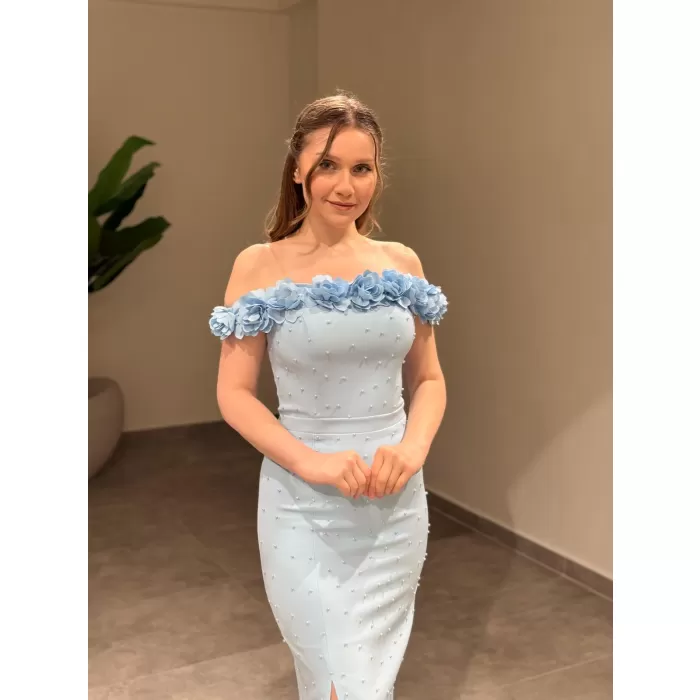 YENİ VERDA MODA KADIN AYPERİ ABİYE ELBİSE AYPERİ