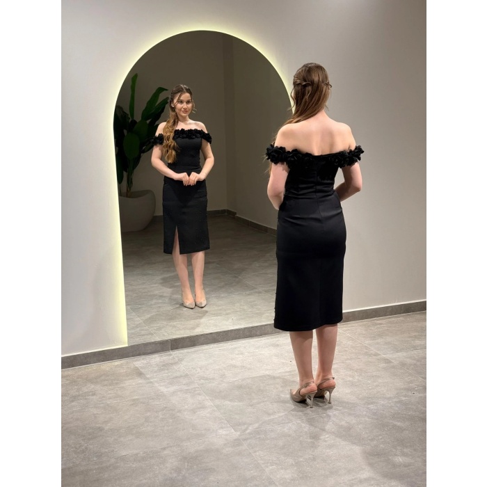 YENİ VERDA MODA KADIN AYPERİ ABİYE ELBİSE AYPERİ