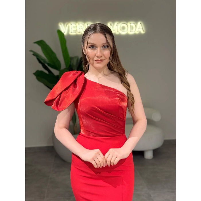 YENİ VERDA MODA KADIN TEDRA ABİYE ELBİSE TEDRA