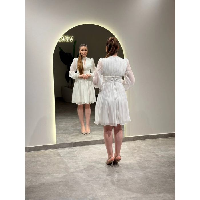 YENİ VERDA MODA KADIN TİVAT ABİYE ELBİSE TİVAT