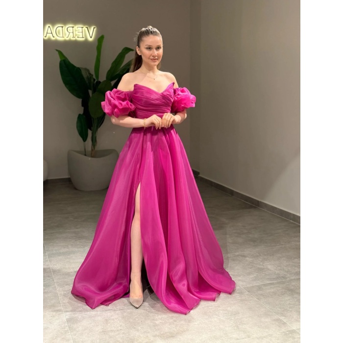 YENİ VERDA MODA KADIN ABİYE ELBİSE İLAY