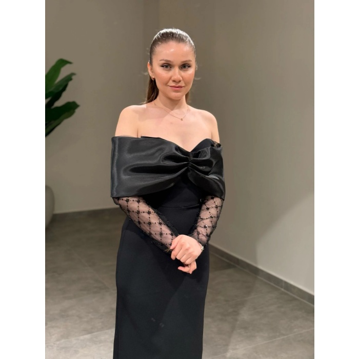 YENİ VERDA MODA KADIN NESSA ABİYE ELBİSE NESSA