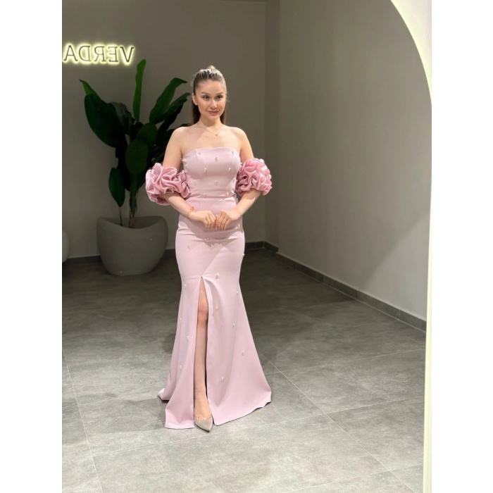 YENİ VERDA MODA KADIN DİEGA ABİYE ELBİSE DİEGA