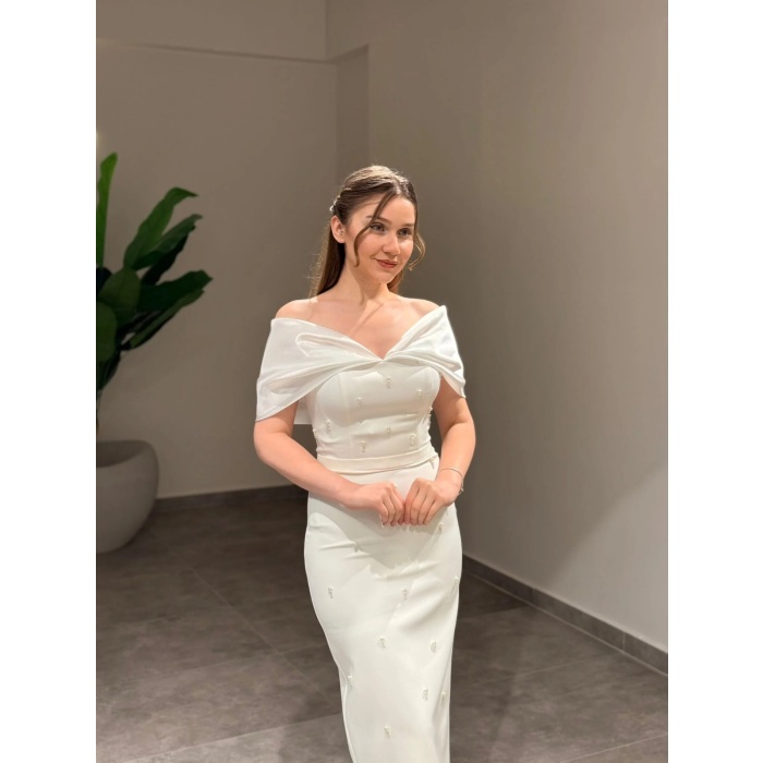 YENİ VERDA MODA KADIN RÜYA ABİYE ELBİSE RÜYA