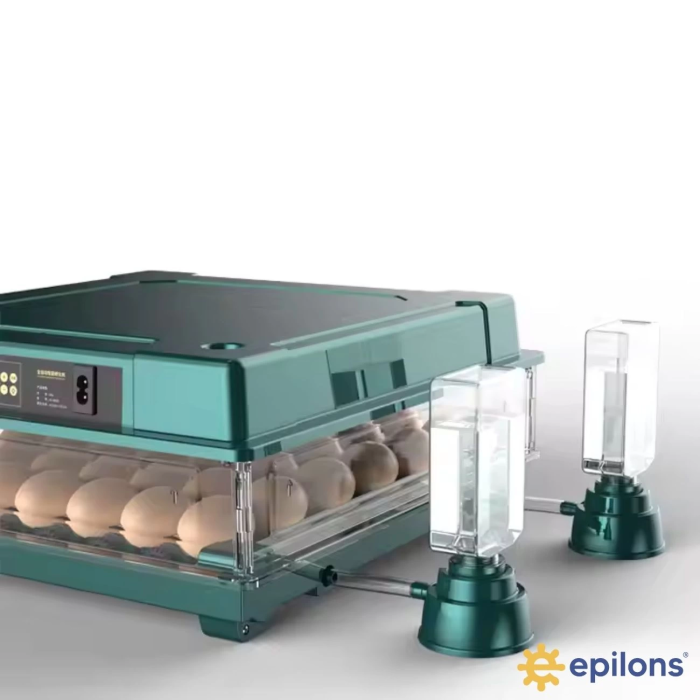 Slim Yeni Model 130’lu Gün Sayaçlı Otomatik Kuluçka Makinesi – Tavuk Kaz Ördek Kuş Yumurtası Uyumlu