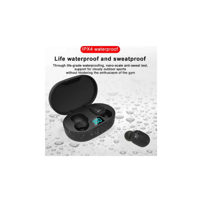 E6s Kablosuz Kulaklık Dijital Göstergeli Bluetooth Kulaklık 5.0