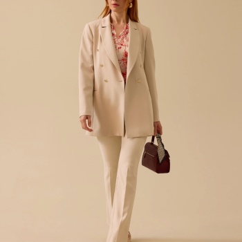 YENİ SEÇİL KADIN düğmeli klasik kesim blazer ceket 10002511110025