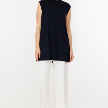 YENİ GHİSA KADIN KOLSUZ TUNİK GSBASİC4677