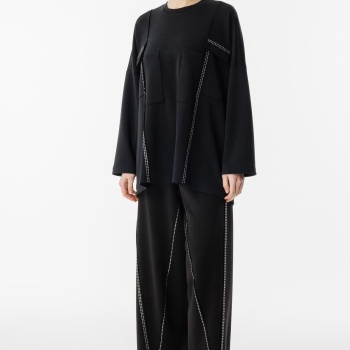 YENİ GHİSA KADIN Cep Detaylı Takım 25YGSTKM4938