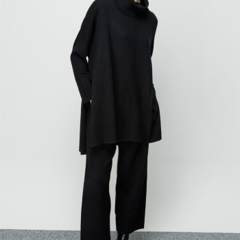 YENİ GHİSA KADIN DEGAJE YAKA TRİKO TAKIM 5KOBTKM4158