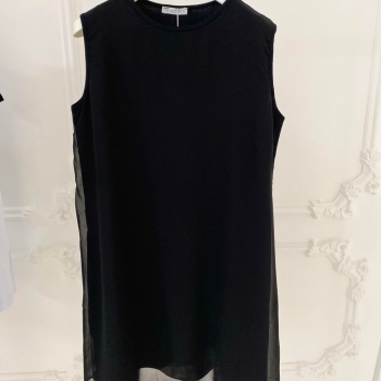 MOODBASİC KADIN KOLSUZ ŞİFONLU İÇ TUNİK MM27.0137