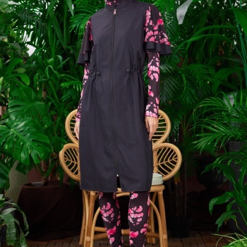 YENİ MOODBASİC KADIN ŞİFON VOLANLI TESETTÜR MAYO SW36.120