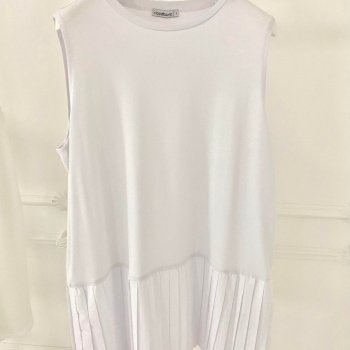 YENİ MOODBASİC KADIN ETEK UCU PLİSELİ İÇLİK MB01.22