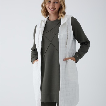 YENİ MOODBASİC KADIN TAŞLI KORDONLU İNCE YELEK MB28.59