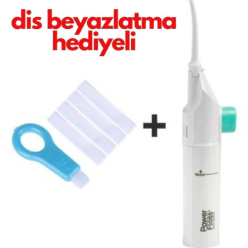 Power Floss Mekanik Diş Ve Ağız Temizleme Aleti Ve Diş Beyazlatma Seti
