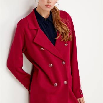 YENİ TIĞ TRİKO KADIN KRUVAZE YAKA RAYON HIRKA HRK.21464.1