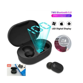 E6s Kablosuz Kulaklık Dijital Göstergeli Bluetooth Kulaklık 5.0