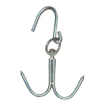 8 Mm Kasap Et Kancası - 239li Dönerli Set - Paslanmaz Çelik - Et İşleme - Hijyenik - Düzenli - Dayanıklı - Uzun Ömürlü