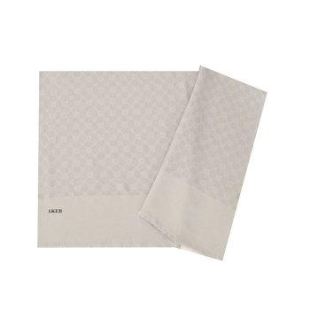 YENİ AKER Renkli 70X200 1090100 ELEGANCE MONOGRAM ŞAL