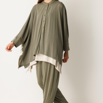 YENİ GHİSA KADIN Yarasa Kol Takım 26KGSTKM3210