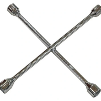 Dörtlü Bijon Anahtarı Krom Çelik Tam Profesyonel Lokmalı Bijon Tüm Araçlar İçindir