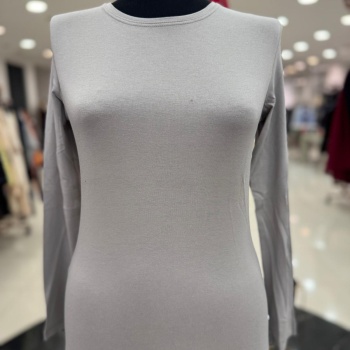 ENSAR GİYİM KADIN UZUN KOLLU SIFIR YAKA PENYE BODY