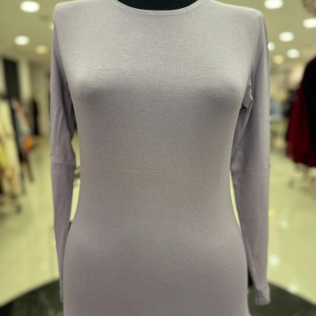 ENSAR GİYİM KADIN UZUN KOLLU SIFIR YAKA PENYE BODY