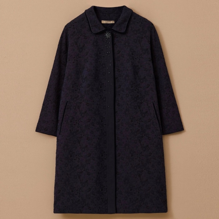 YENİ SEÇİL KADIN büyük beden desenli jakar kap 10002522514003