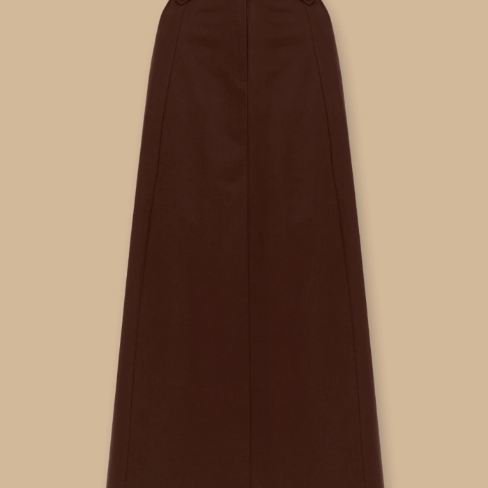 YENİ SEÇİL KADIN düğme detaylı cepli etek 10002421611008