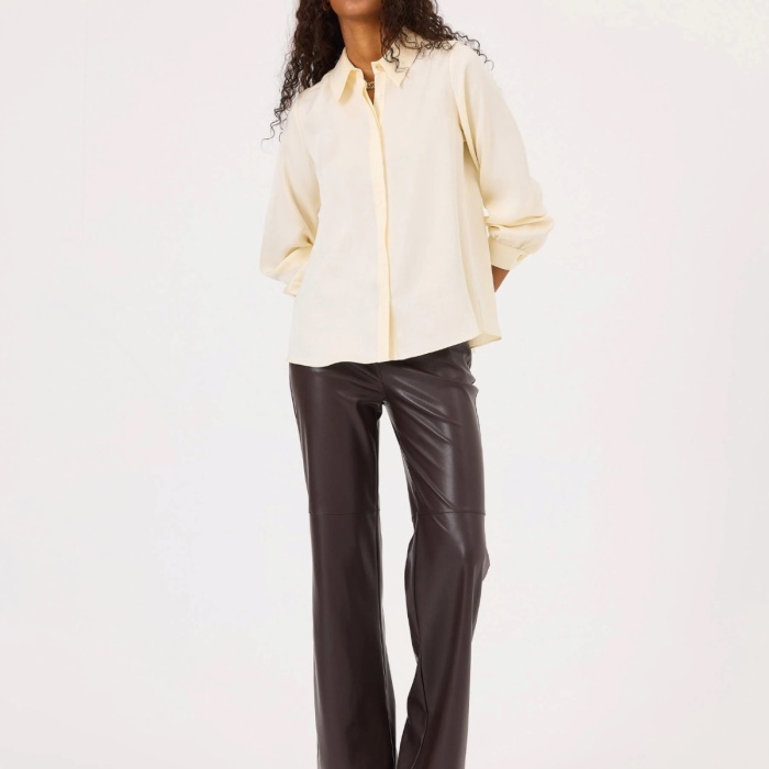 YENİ SEÇİL KADIN düğmeli uzun kollu gömlek 10002421510010