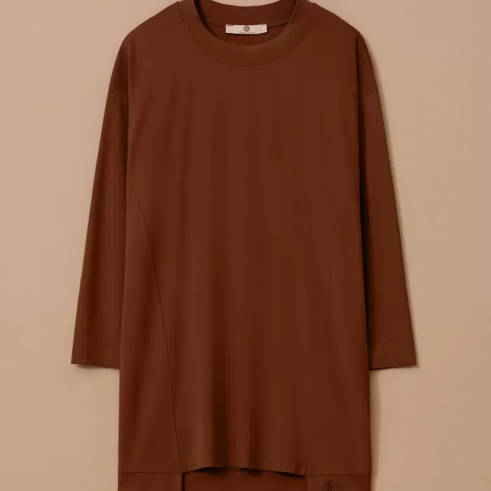 YENİ SEÇİL KADIN sıfır yaka basic tunik 10002521211025