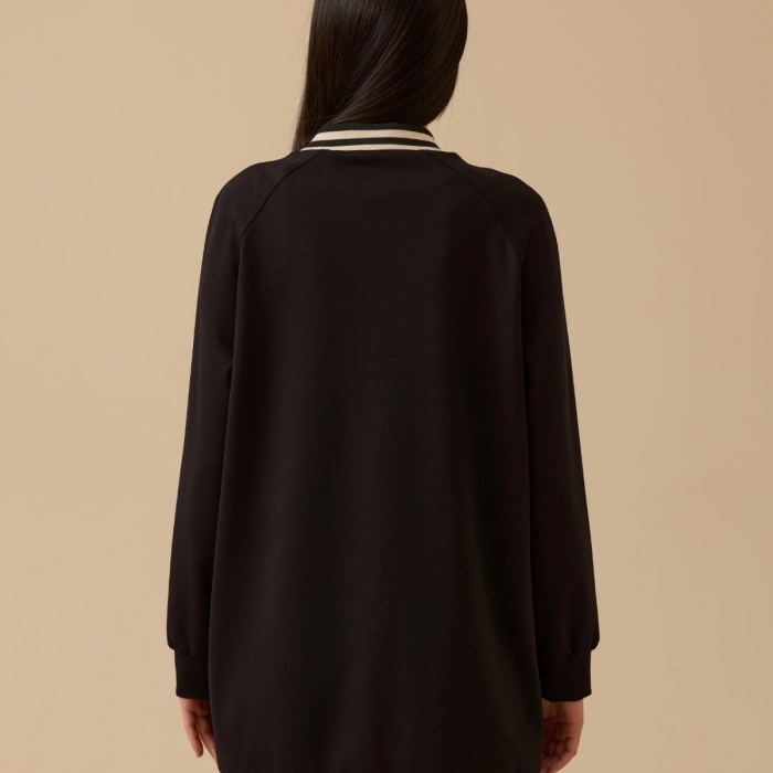 YENİ SEÇİL KADIN fırfır detaylı fermuarlı ceket 10002521111006