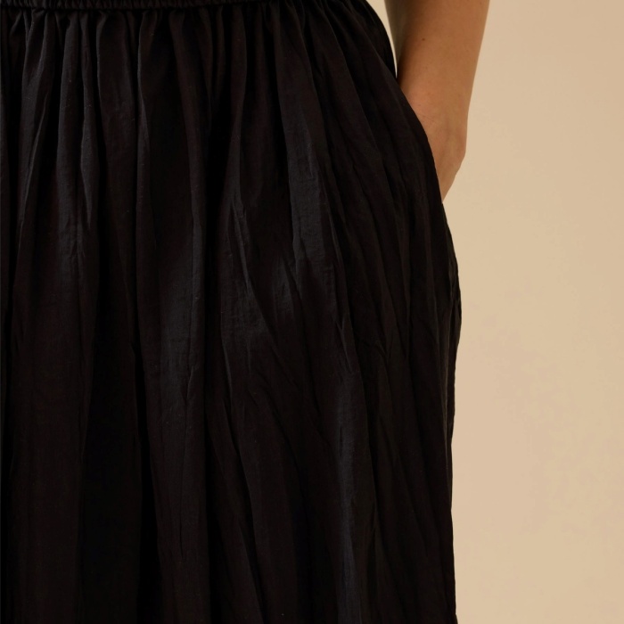 YENİ SEÇİL KADIN kırışık dokulu etek 10002511611014