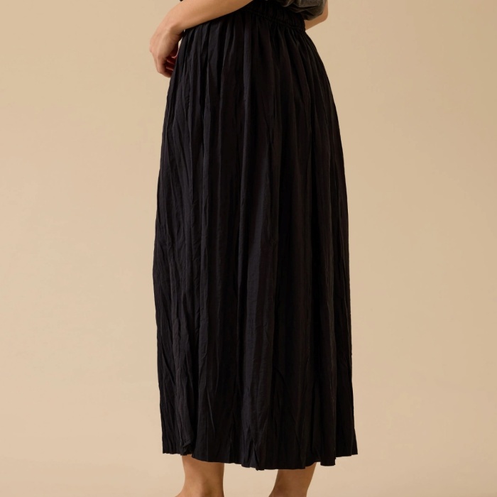 YENİ SEÇİL KADIN kırışık dokulu etek 10002511611014