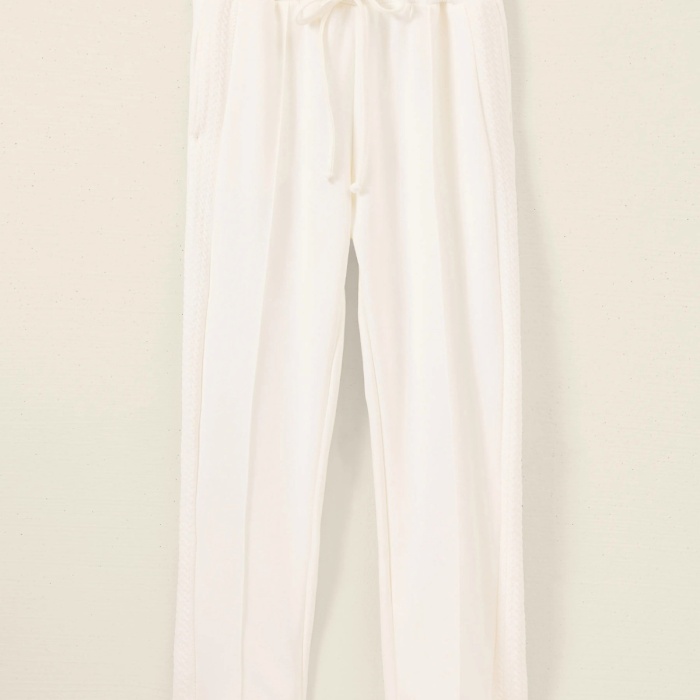 YENİ SEÇİL örgü detaylı elastik bel eşofman altı 10002421011018