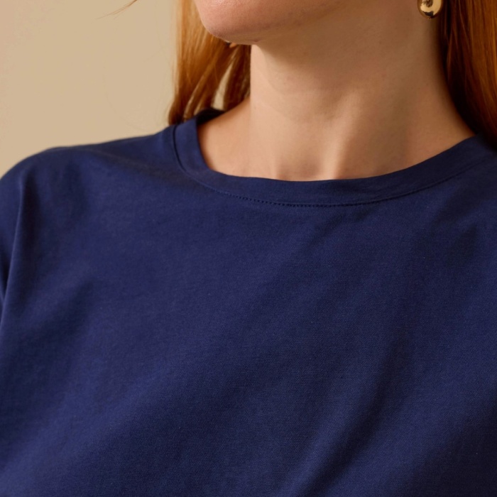 YENİ SEÇİL KADIN yuvarlak yaka kısa kollu tişört 10002512410002