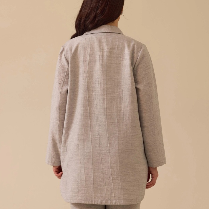 YENİ SEÇİL KADIN büyük beden nakış detaylı fermuarlı kap 10002512514005