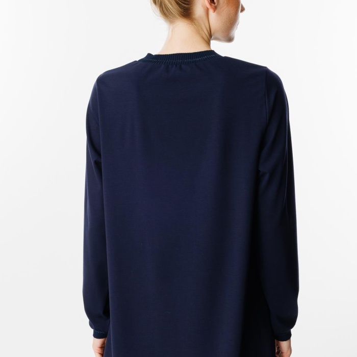 YENİ GHİSA KADIN UZUN KOL SİMLİ TUNİK GSBASİC4829