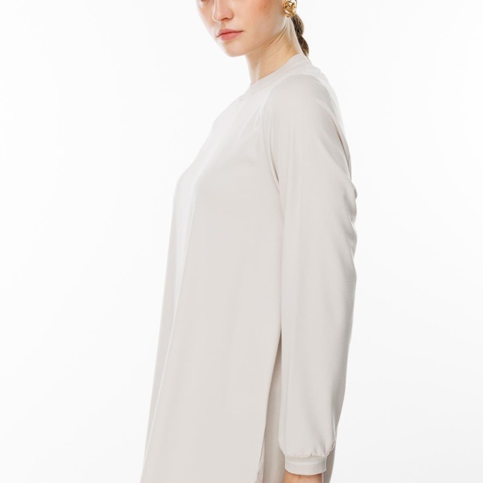 YENİ GHİSA KADIN UZUN KOL SİMLİ TUNİK GSBASİC4829