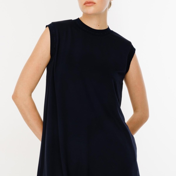 YENİ GHİSA KADIN KOLSUZ TUNİK GSBASİC4677