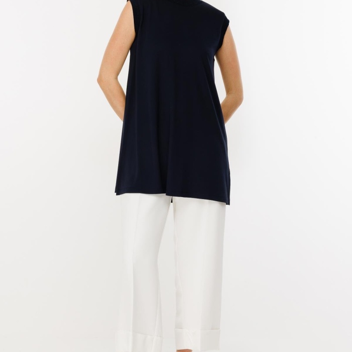 YENİ GHİSA KADIN KOLSUZ TUNİK GSBASİC4677