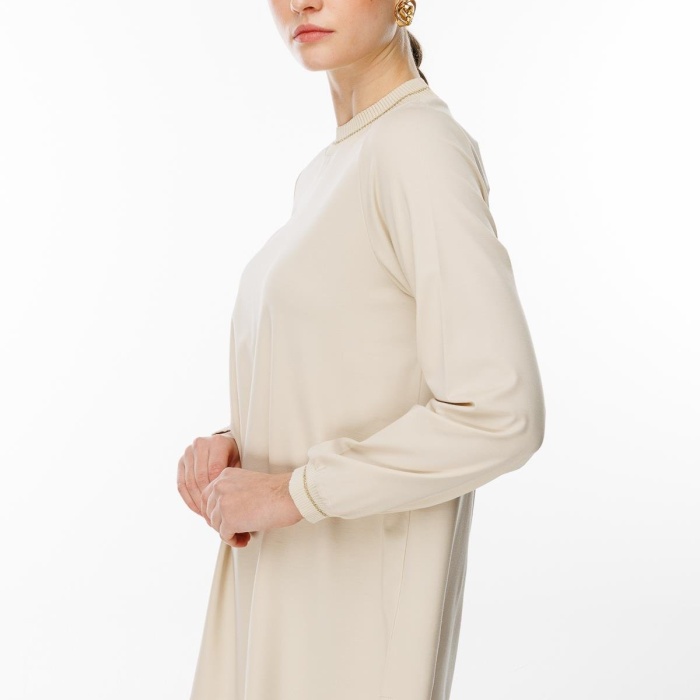 YENİ GHİSA KADIN UZUN KOL SİMLİ TUNİK GSBASİC4829