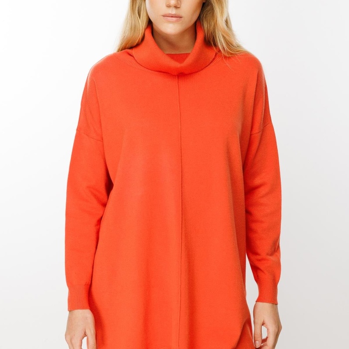 YENİ GHİSA KADIN DEGAJE YAKA TRİKO TAKIM 5KOBTKM4158