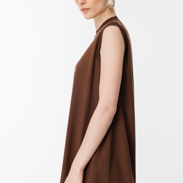 YENİ GHİSA KADIN KOLSUZ TUNİK GSBASİC4677