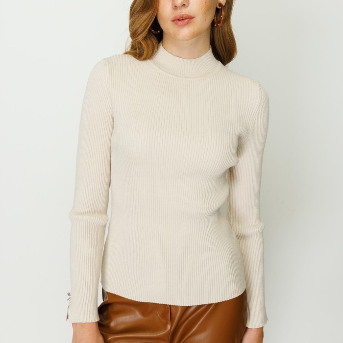 YENİ GHİSA KADIN Selanik Triko Tunik GSBASİC4368