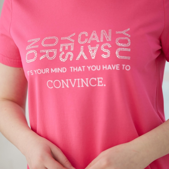 YENİ MOODBASİC KADIN TAŞ BASKILI T-SHİRT MB27.180