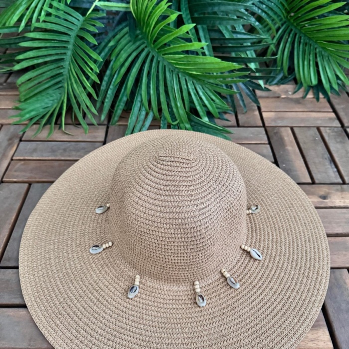 YENİ MOODBASİC KADIN DENİZ KABUĞU ŞAPKA SW03.0012