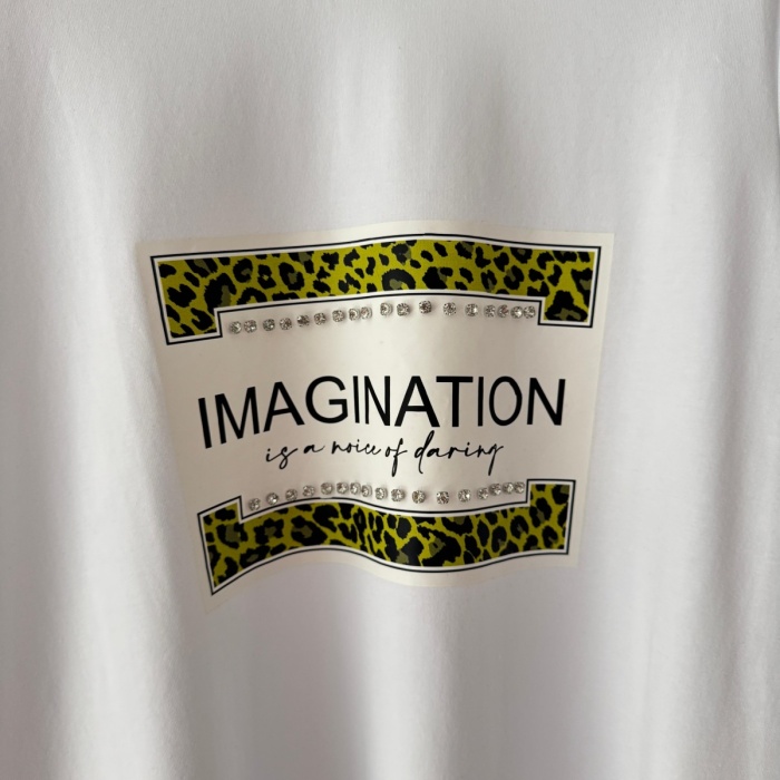 YENİ MOODBASİC KADIN TAŞLI BASKILI T-SHİRT MB27.182